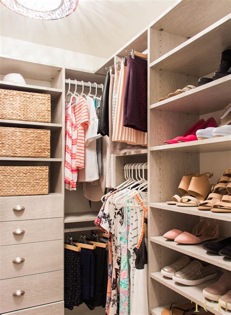Ca closets - The first step to organizing any rooms is understanding what you're working with. To assess your space, start with accurate measurements: height, width, and depth. Then, take a close look at its layout and construction to identify any constrains you'll need to work around-like pocket doors, power outlets, hard-to reach areas, …